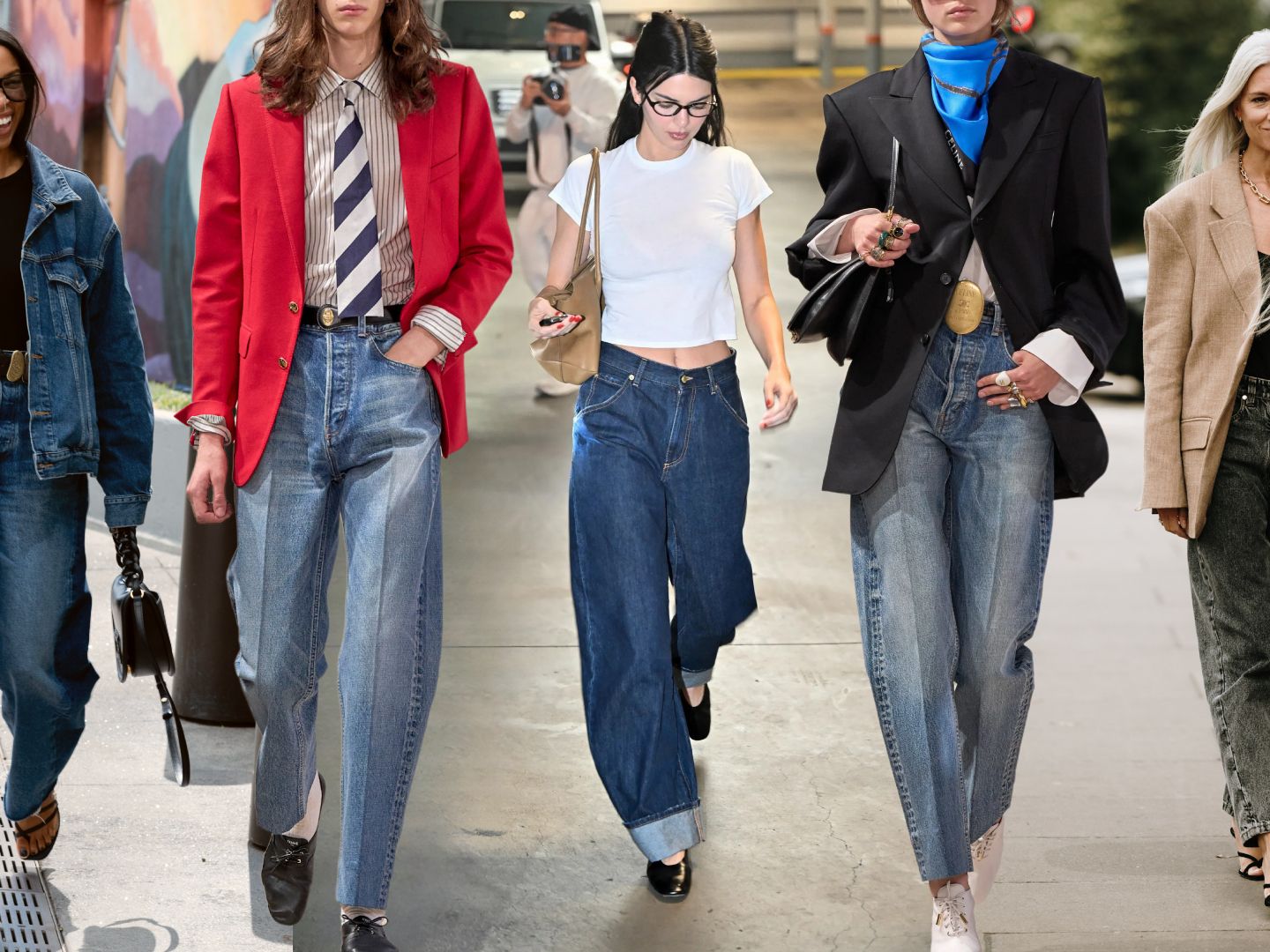 Barrel Leg Jeans Women